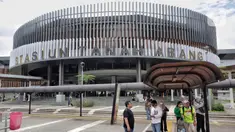 Tampilan luar Stasiun Tanah Abang, Jakarta, Rabu (2/7/2025). (Liputan6.com/Angga Yuniar)
