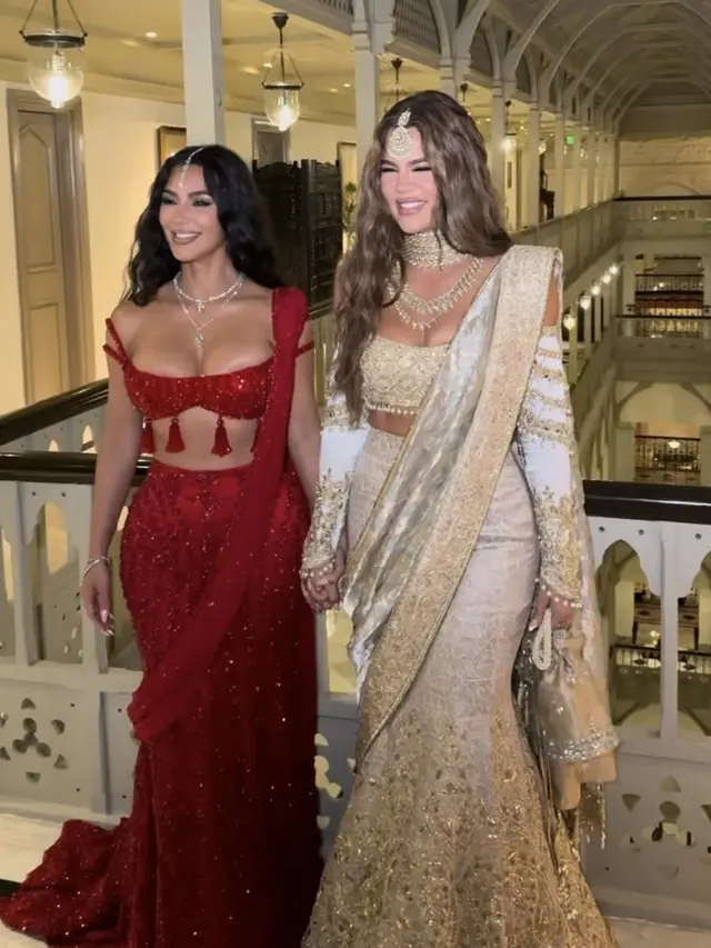 Kim Kardashian di India. [@kimkardashian]