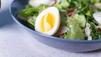 Ilustrasi salad telur. (dok. Unsplash.com/Egidijus Bielskis)