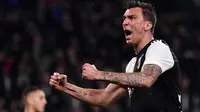 AC Milan berupaya mendatangkan Mario Mandzukic secara gratis pada bursa transfer Januari 2021. (AFP/Marco Bertorello)