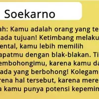 Soekarno | via: id.nametests.com