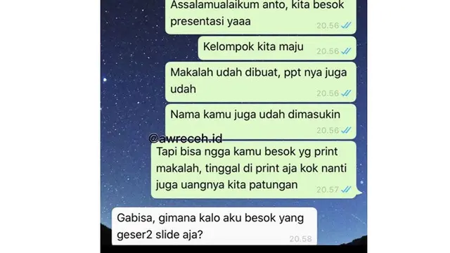 Sok Paling Sibuk, Ini 6 Chat Teman Saat Punya Tugas Kelompok Ini Bikin Kesal