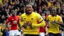 Manchester United menelan kekalahan 1-3 saat bertandang ke markas Watford, Stadion Vicarage Road, pada pekan kelima Premier League 2016-2017, Minggu (18/9/2016). (Action Images via Reuters/Andrew Couldridge)