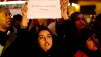 Aksi menentang pemerkosaan India (Reuters)