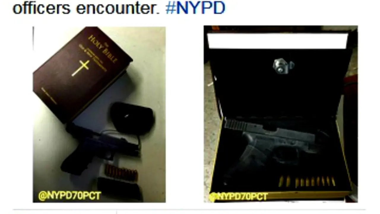 Astaga, Alkitab Ini Berisi Pistol Berisi Peluru