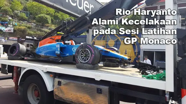 Video insiden yang dialami oleh Rio haryanto dan beberapa pebalap lain termasuk 3 juara dunia F1, Hamilton, Vettel dan Button.