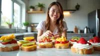 cara membuat sandwich buah ©Ilustrasi dibuat Stable Diffusion