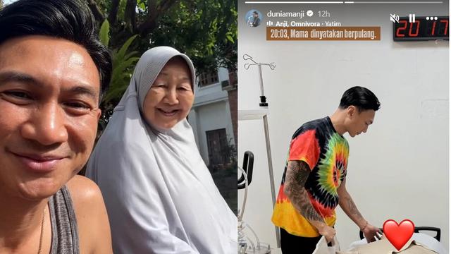 Ibunda Anji meninggal dunia. (Instagram/ duniamanji)