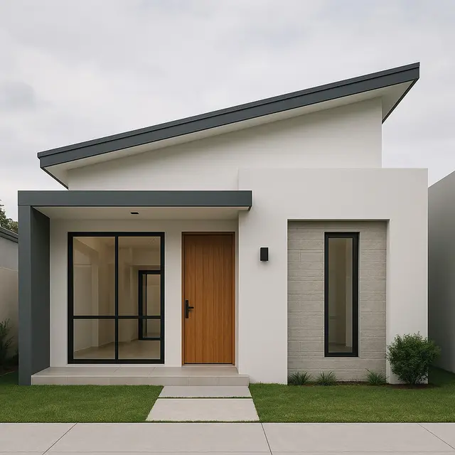 desain rumah budget 150 juta 1 lantai