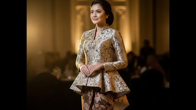 Ide Aksesoris Sepatu untuk Atasan Brokat dan Bawahan Batik (Image by Gemini AI)