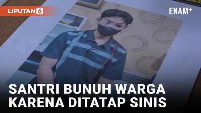 Santri di Bandung Bunuh Pemilik Warung Buntut Ditatap Sinis
