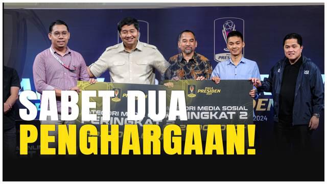 Berita Video, Jurnalis Bola.com dan Bola.net raih penghargaan lomba karya jurnalistik Piala Presiden 2024 pada Kamis (19/12/2024)