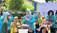 “Membaca dan Bercerita bersama Ibu Negara Iriana Joko Widodo beserta OASE KIM” di Balai Penjaminan Mutu Pendidikan Provinsi Nusa Tenggara Barat (NTB).