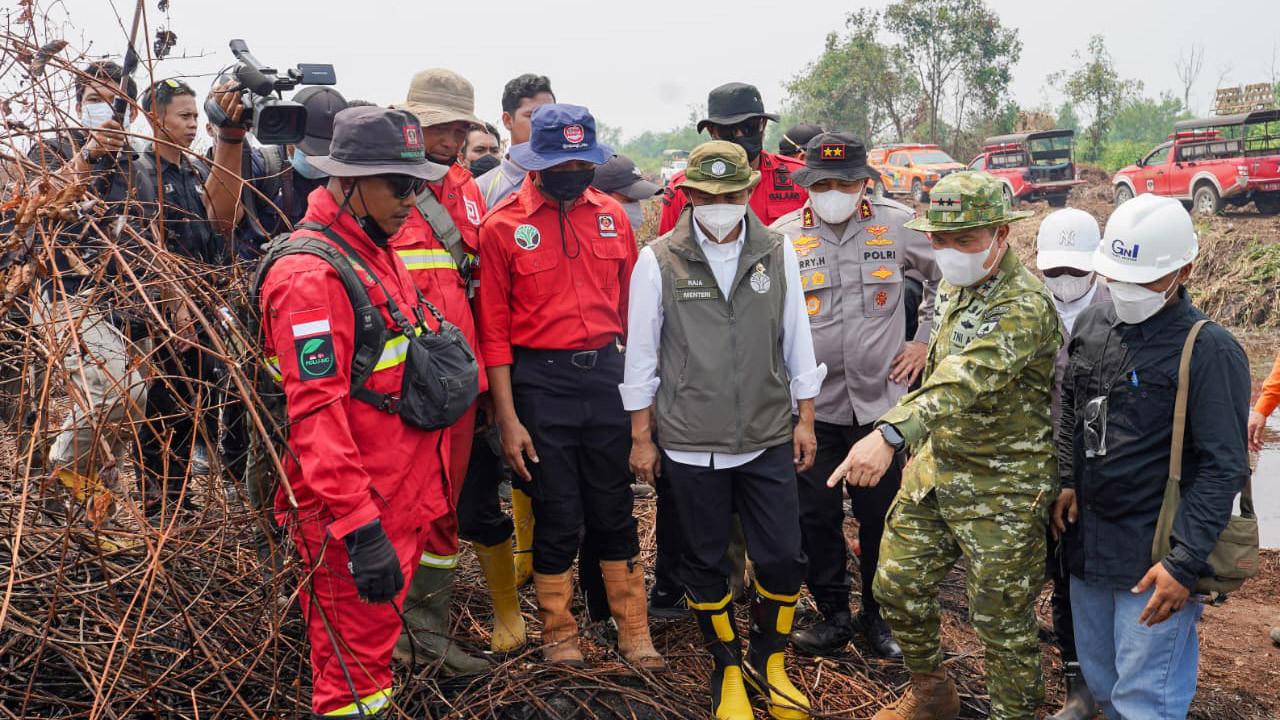 Riau Jadi Contoh Penanganan Karhutla Secara Kolaboratif