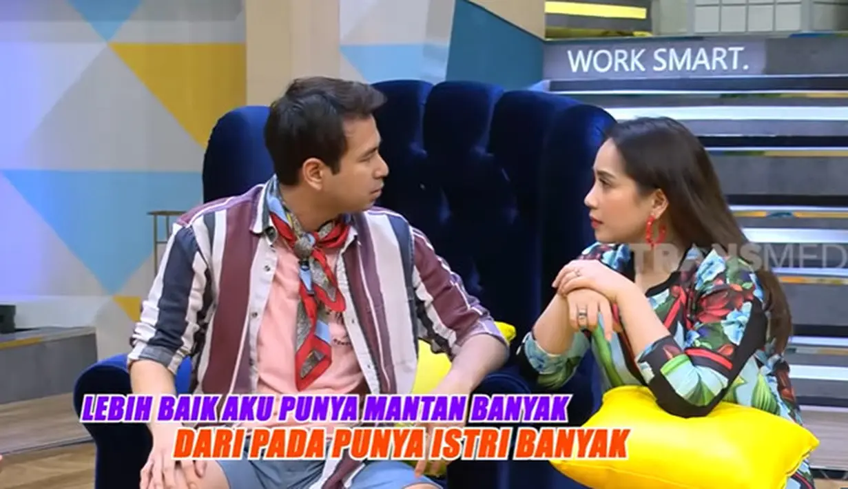 Raffi Ahmad dan Nagita Slaviva (Youtube/TRANS7 OFFICIAL)