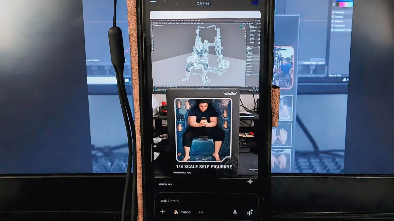 Buat Foto Miniatur dan Action Figur 3D dengan Gemini di HP.