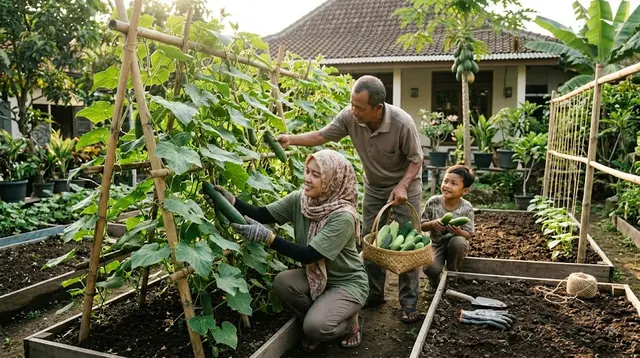 5 Cara Menanam Mentimun di Pekarangan agar Tumbuh Subur dan Berbuah Lebat