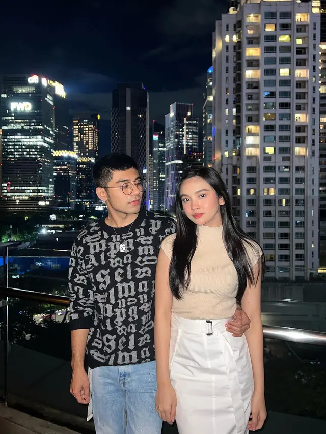 Riza Syah dan Lyodra rayakan setahun kebersamaan (foto Instagram rizasyah_14)