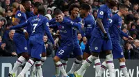 Chelsea memetik kemenangan 2-0 atas Crystal Palace pada laga pekan ke-12 Premier League musim ini, di Stamford Bridge, Sabtu (9/11/2019). (AFP/Adrian Dennis)