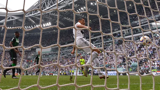 Cetak Gol Perdana untuk Juventus, Begini Selebrasi Cristiano Ronaldo