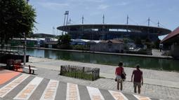 Stadion megah ini memulai pembangunan pada 2 Mei 1995 dan pertama kali digunakan pada 28 Januari 1998. (Bola.com/Vitalis Yogi Trisna)