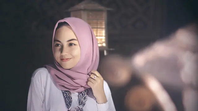 cara memakai hijab segi empat