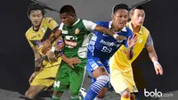 4 Pemain Jebolan SAD Yang Sukses, Rizky Pellu, Manahati Lestusen, Yandi Sofyan dan Hansamu Yama Pranata (bola.com/Rudi Riana)
