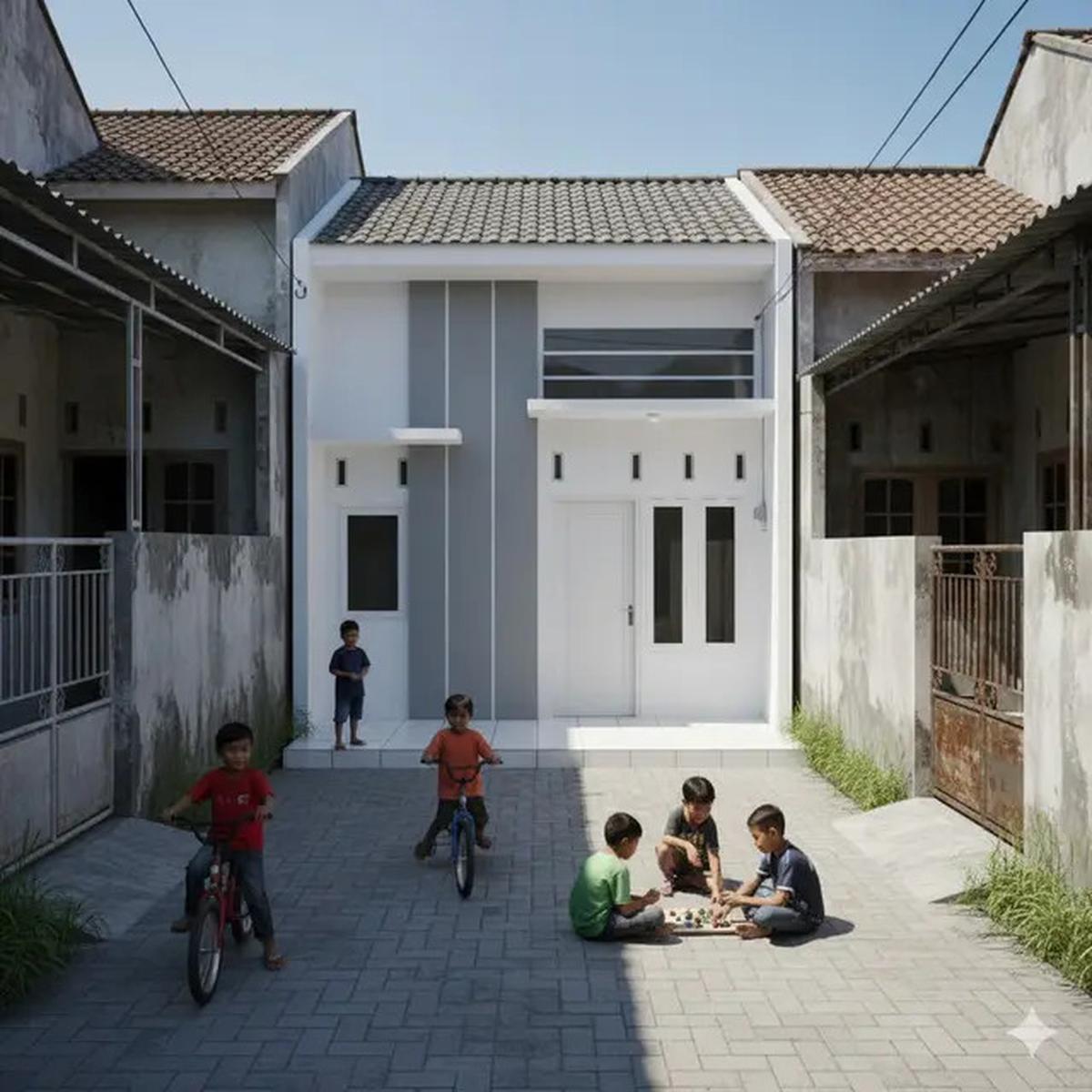 10 Model Rumah 1 Lantai Nyaman di Gang Kecil, Hemat Lahan Tetap Asri