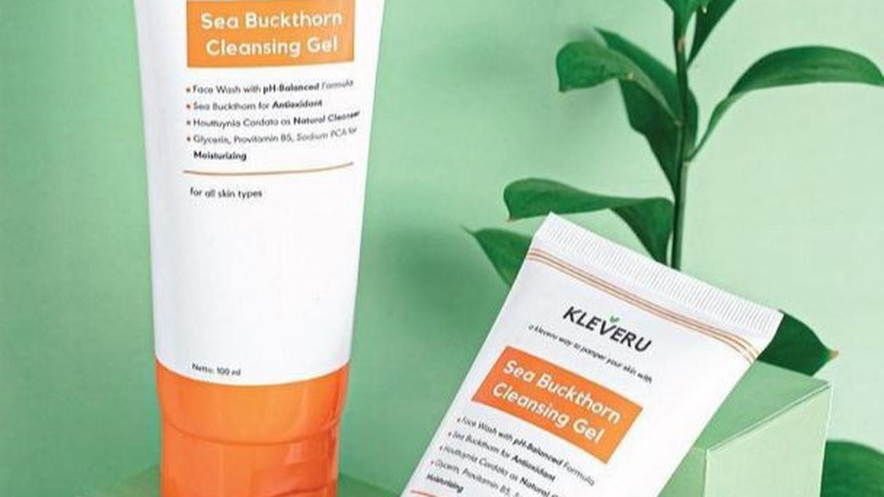 10. Kleveru Sea Buckthorn Cleansing Gel<br>