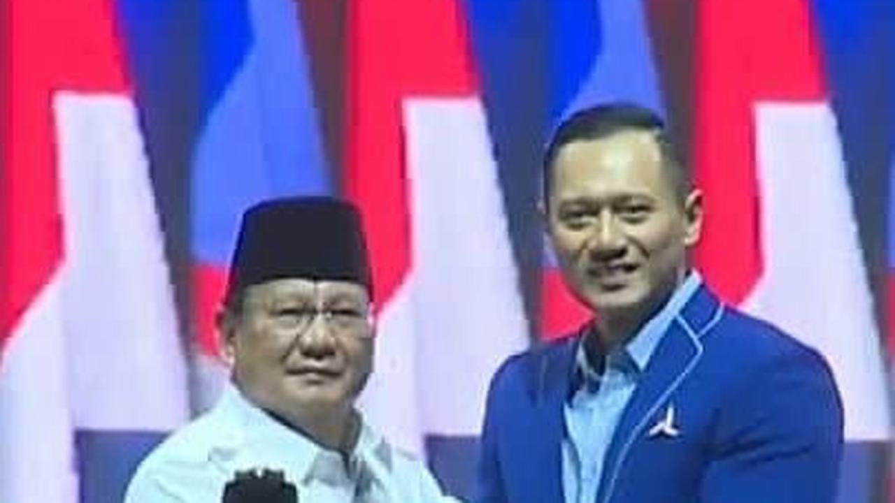 Prabowo Terharu Dapat Dukungan Demokrat: Tugas Ini Akan Saya Kerjakan Penuh Tanggung Jawab