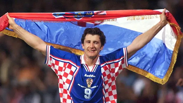 Foto: Davor Suker, Si Penyihir Vatreni yang Jadi Top Skor dan Bawa Kroasia Finis Ketiga di Piala Dunia 1998