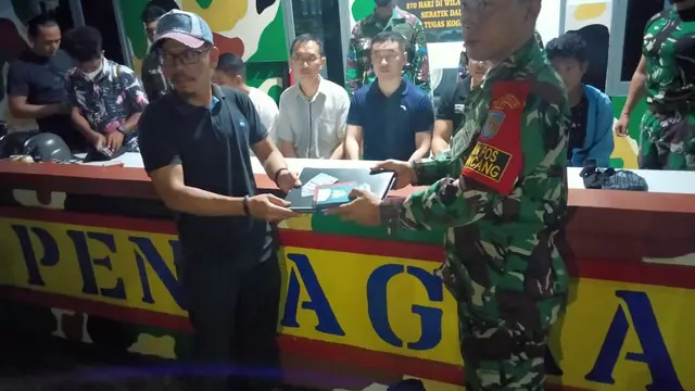 TNI AL menangkap enam orang yang diduga melakukan aksi intelijen di Nunukan Kalimantan Utara, Jumat (22/7/2022).