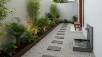 7 Ide Taman Belakang Rumah dengan Kerikil untuk Lahan Sempit, Modern dan Minim Perawatan