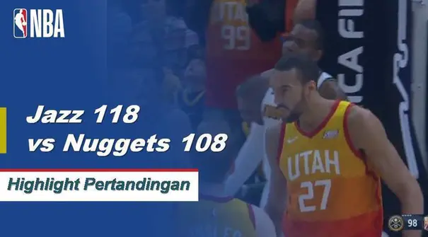 Donovan Mitchell mencetak 46 poin dan Rudy Gobert menambah double-double (20 poin, 10 rebound) ketika Jazz menjaga Nuggets di kandang.