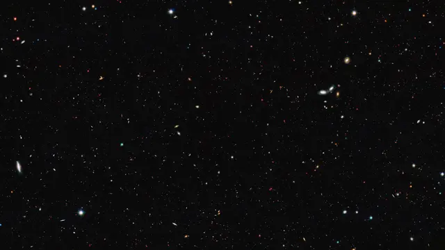 Sejumlah galaksi di alam semesta yang terlihat oleh Teleskop Hubble