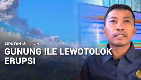 Gunung Ile Lewotolok Erupsi, 11 Desa di Lembata Terdampak Abu Vulkanik