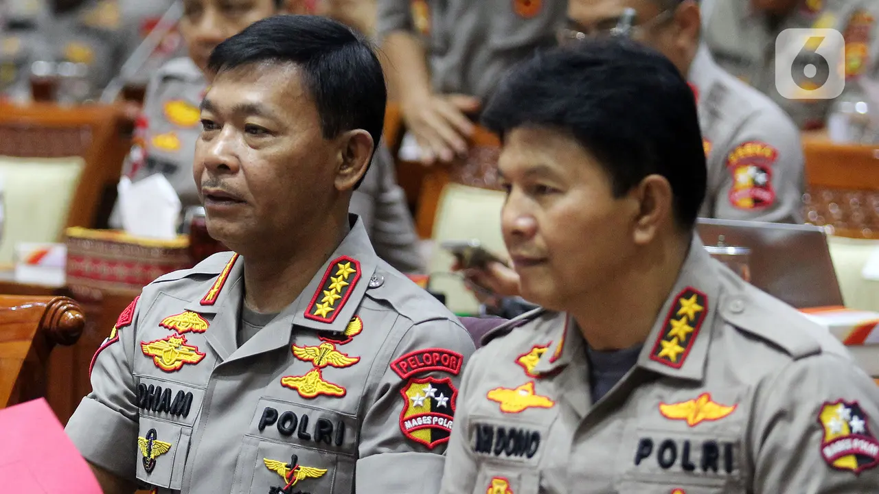 Kapolri Rapat Kerja Perdana dengan DPR