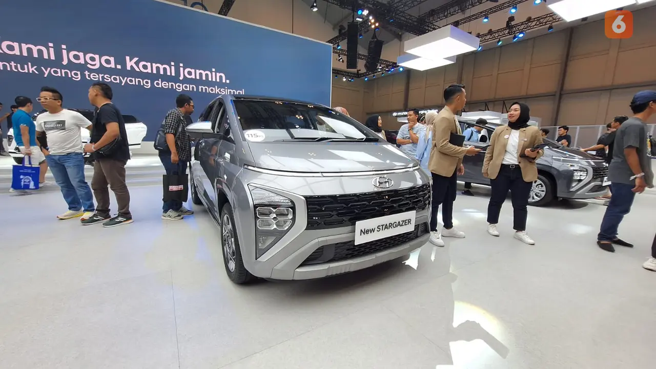 Hyundai Stargazer di GIIAS 2024. (Liputan6.com/Arief Aszhari)
