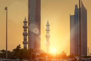 Ilustrasi Masjid Energi Net-Zero Pertama di Abu Dhabi. [Dok. depositphotos.com]