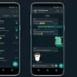 Tampilan dark mode di WhatsApp untuk Android (sumber: WhatsApp)