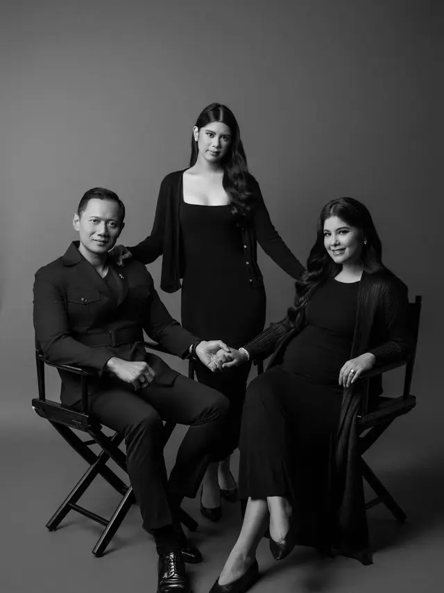 Annisa Pohan, AHY, dan Almira Tunggadewi Yudhoyono. (Foto: Dok. Instagram @annisayudhoyono)