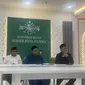 Tim Panel dari Pansus PKB saat jumpa persi di Markas PBNU, Jalan Kramat Raya Jakarta Pusat, Senin (5/8/2024). (Liputan6.com/Radityo Priyasmoro)