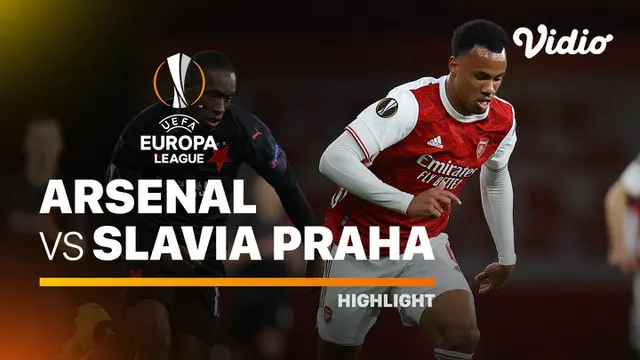 VIDEO: Highlight Liga Europa, Arsenal Gagal Menang atas Slavia Praha