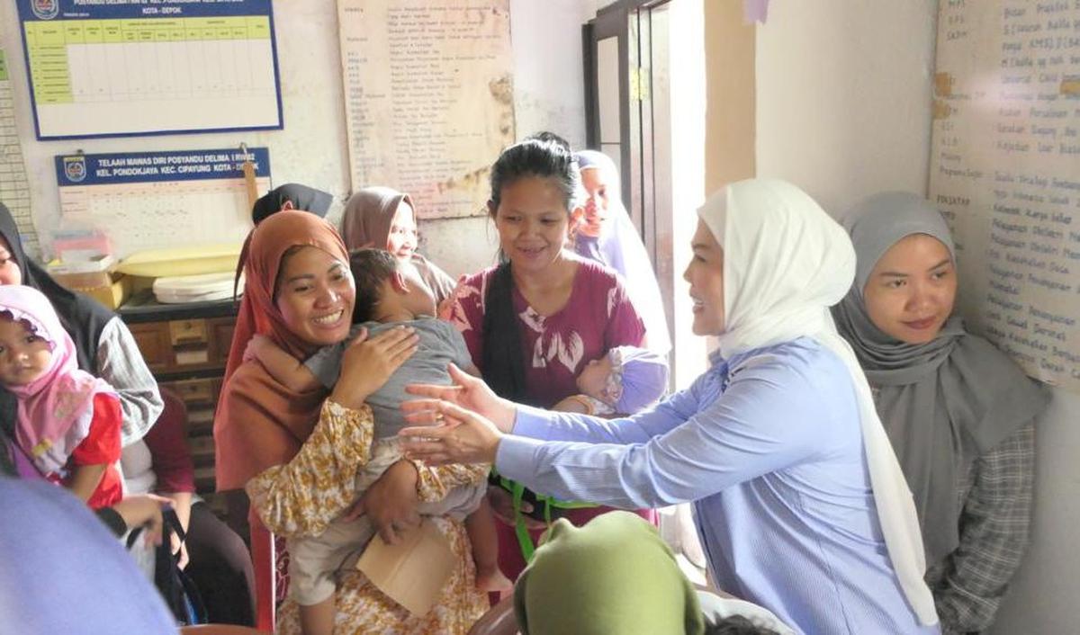 Intan menekankan, penanganan stunting tidak bisa dilaksanakan sendirian oleh Pemerintah Kota Depok.<br>