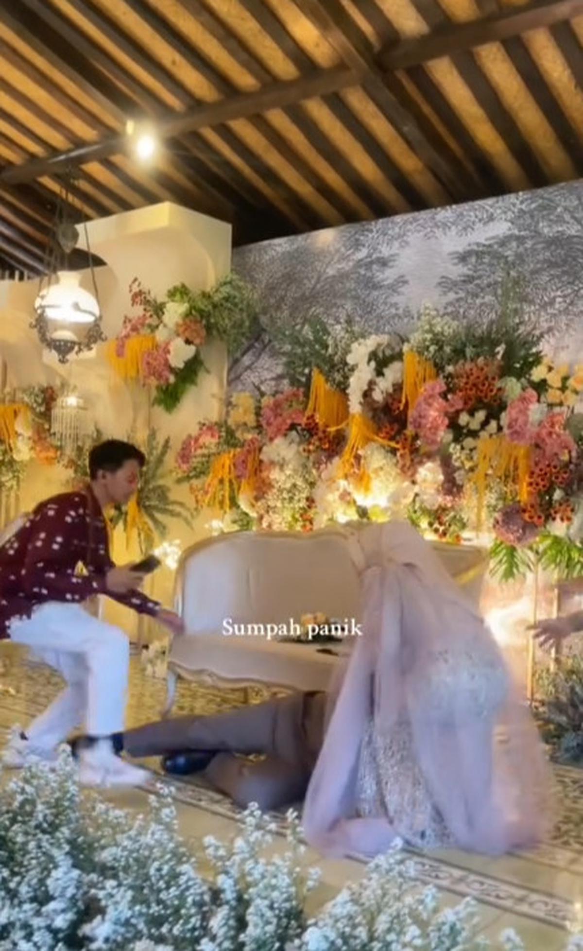 Wanita Ini Panik saat Suaminya Pingsan di Acara Resepsi, Endingnya Bikin Bahagia