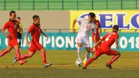 Vietnam mengalahkan Laos 4-1 dalam laga lanjutan Grup A Piala AFF U-19 2018 di Stadion Gelora Delta, Sidoarjo, Kamis (5/7/2018). (Bola.com/Zaidan Nazarul)