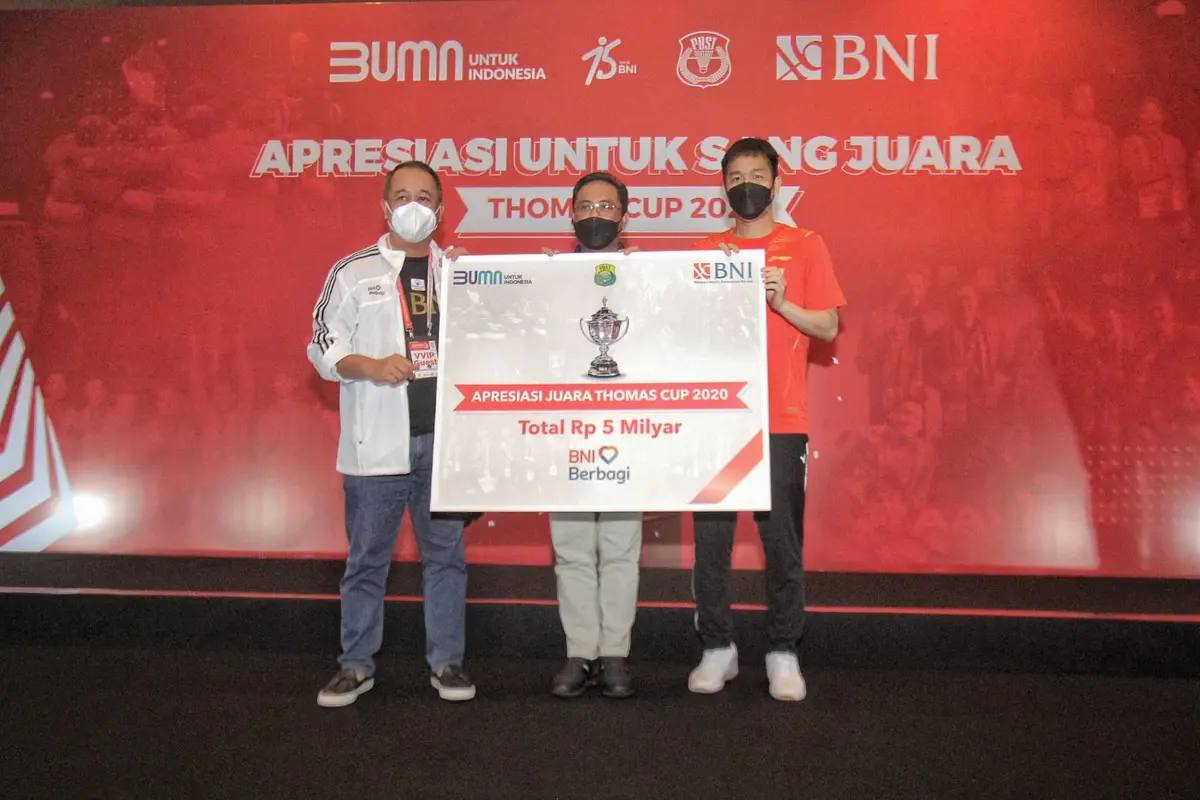 BNI, PBSI, Piala Thomas 2020