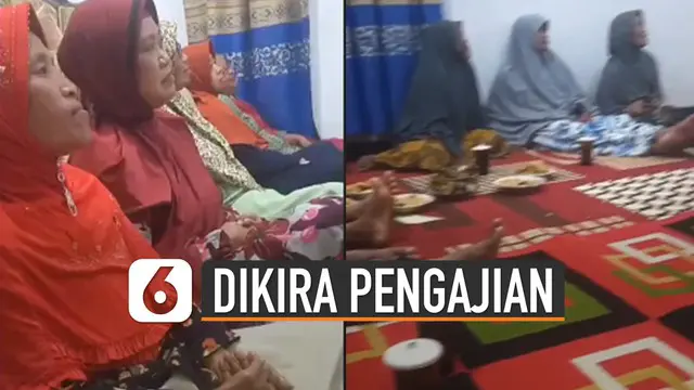 VIDEO: Kocak, Dikira Pengajian Ternyata Emak-Emak Nonton Sinetron