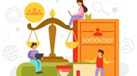 Ilustrasi ilmu sosiologi. (Image by vector4stock on Freepik)