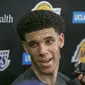 Lonzo Ball akhirnya terpilih menjadi draft L.A Lakers musim ini (AP Photo/Damian Dovarganes, File)